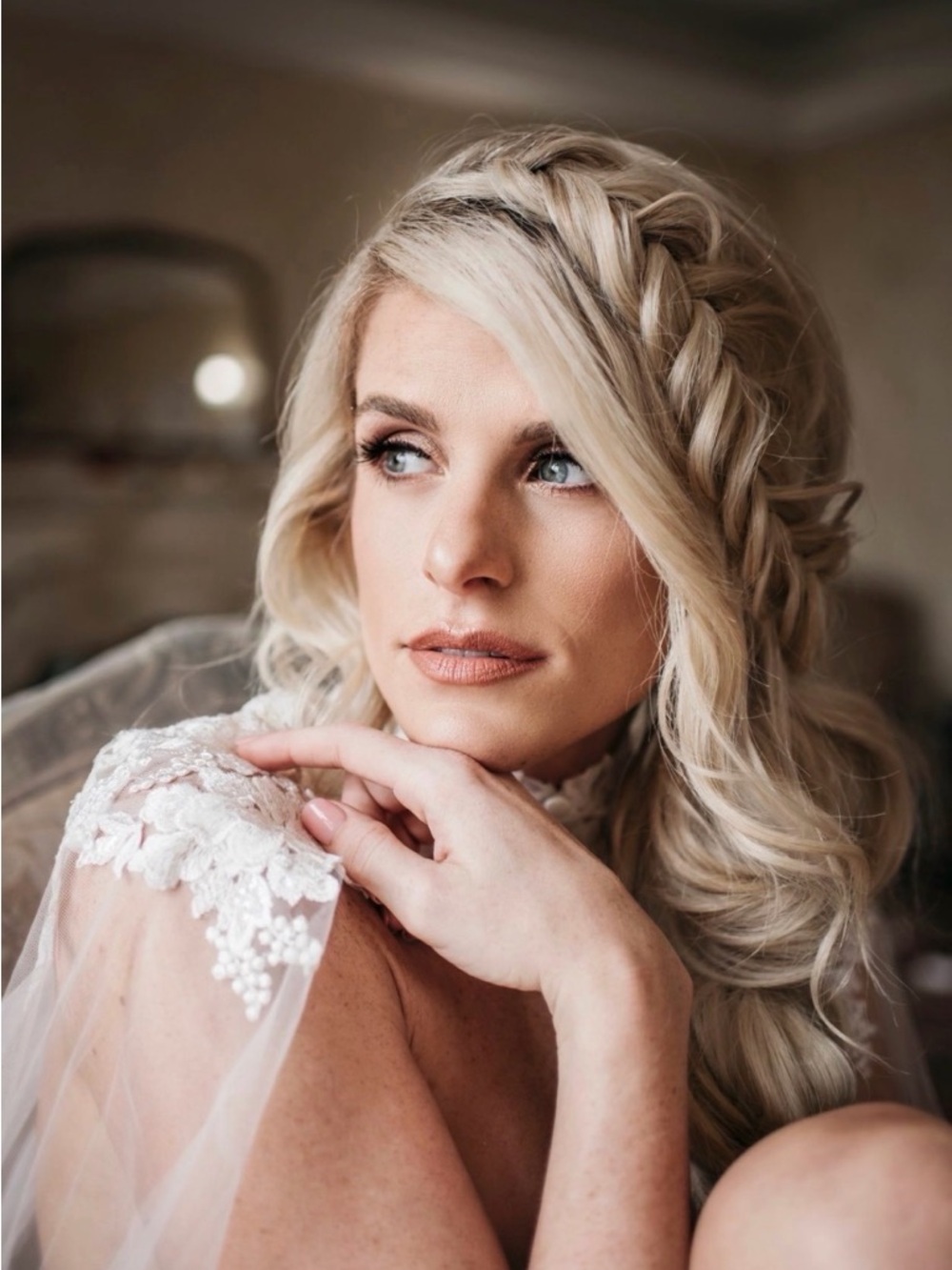 Bhldn Rare Elegant Ivory Bridal Cape - Picture 11 of 11